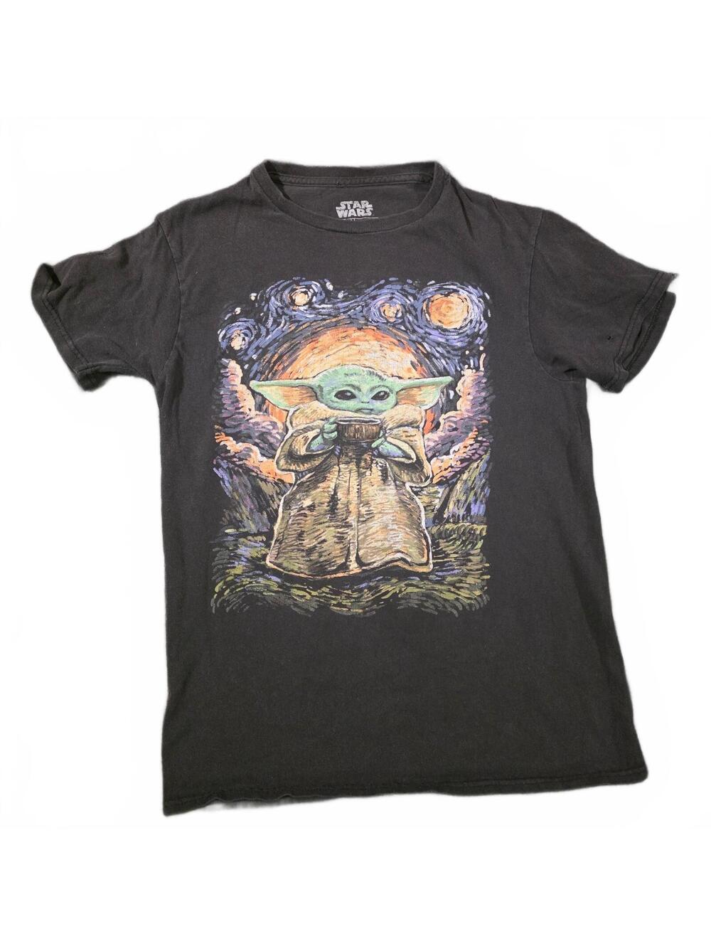 Star Wars The Mandalorian Baby Yoda Graphic T-Shirt Size Small